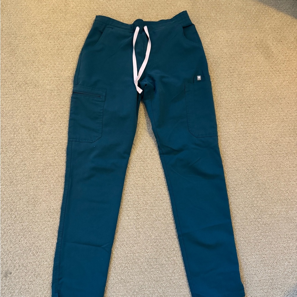 Figs Caribbean Blue Scrub Pants